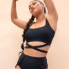 Pole Dance Wear Lunalae | Lunalae Shorts High Waist Kehlani Black