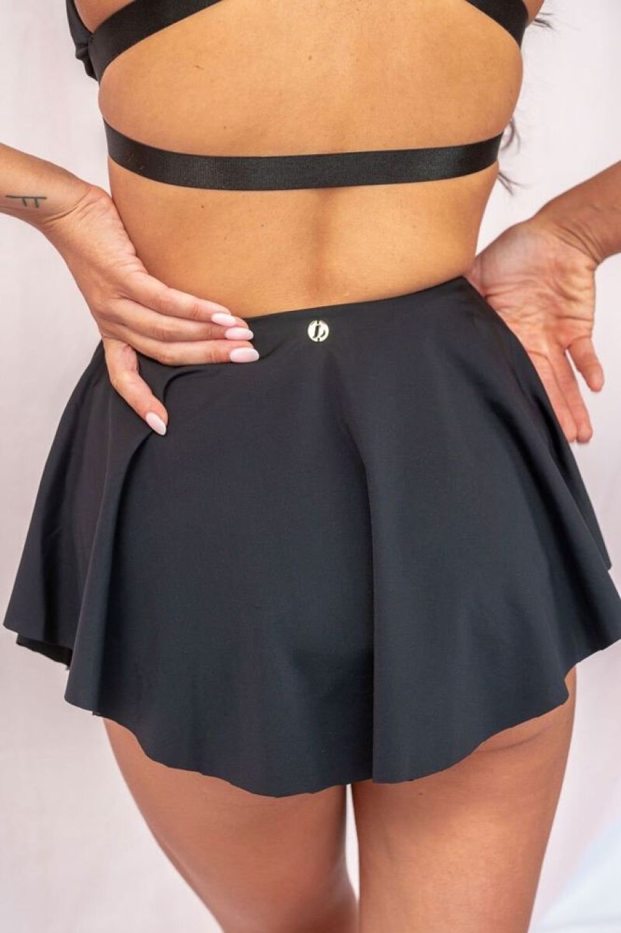 Pole Dance Wear Lunalae | Lunalae Shorts High Waist Free Flow Black