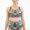 Pole Dance Wear Pole Addict | Pole Addict High Waist Shorts Jungle