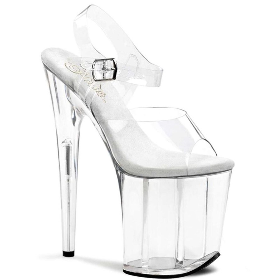 High Heels Pleaser | Pleaser Flamingo-808 Clear/Clear