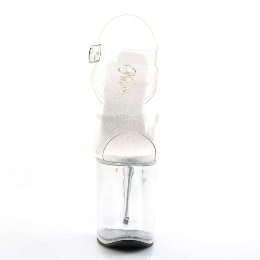 High Heels Pleaser | Pleaser Flamingo-808 Clear/Clear