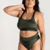 Pole Dance Wear Tatiana Active Wear | Tatiana Active Wear Shorts Adeline Pine Green