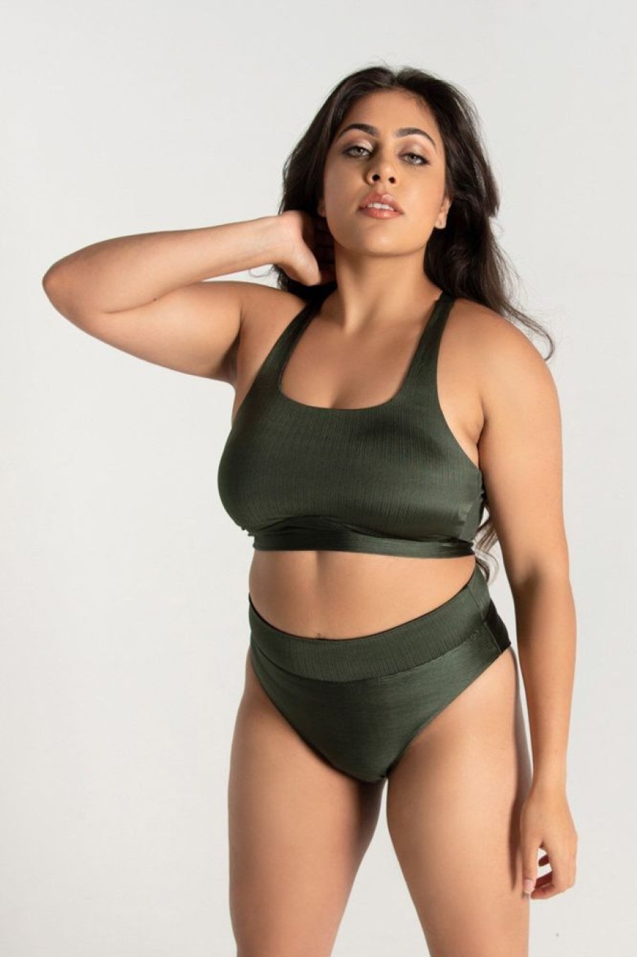 Pole Dance Wear Tatiana Active Wear | Tatiana Active Wear Shorts Adeline Pine Green