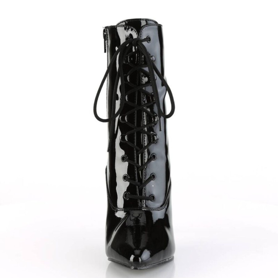 High Heels Pleaser | Pleaser Vanity-1020 Ankle Boots Patent Black