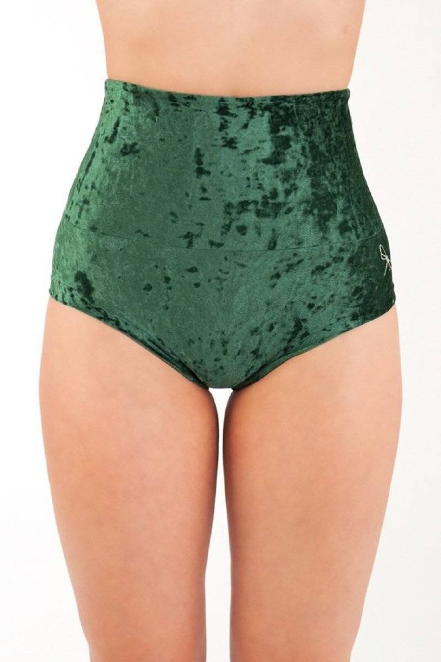 Pole Dance Wear Dragonfly | Dragonfly Shorts Betty Velvet Emerald