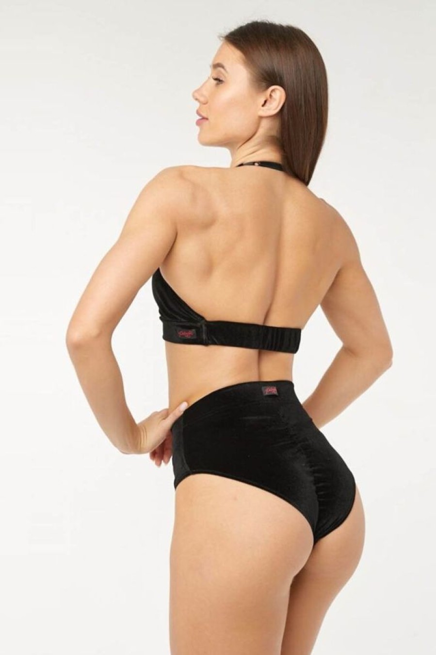 Pole Dance Wear Polerina | Polerina Shorts Bikini Velvet Black