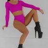 Pole Dance Wear i-Style | I-Style Shorts Pin-Up Style Magenta