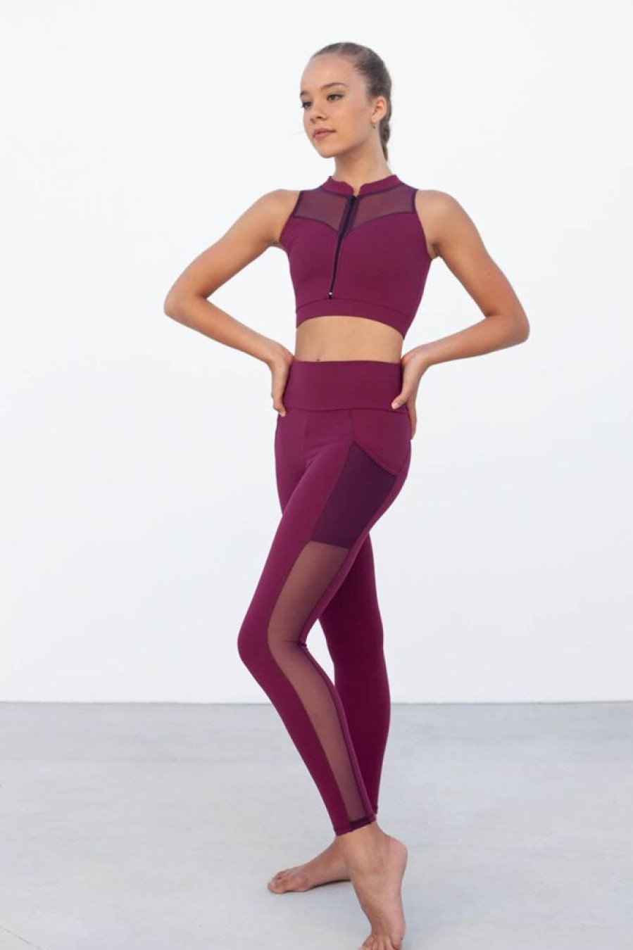 Pole Dance Wear Intermezzo | Intermezzo Leggings Classic Wine