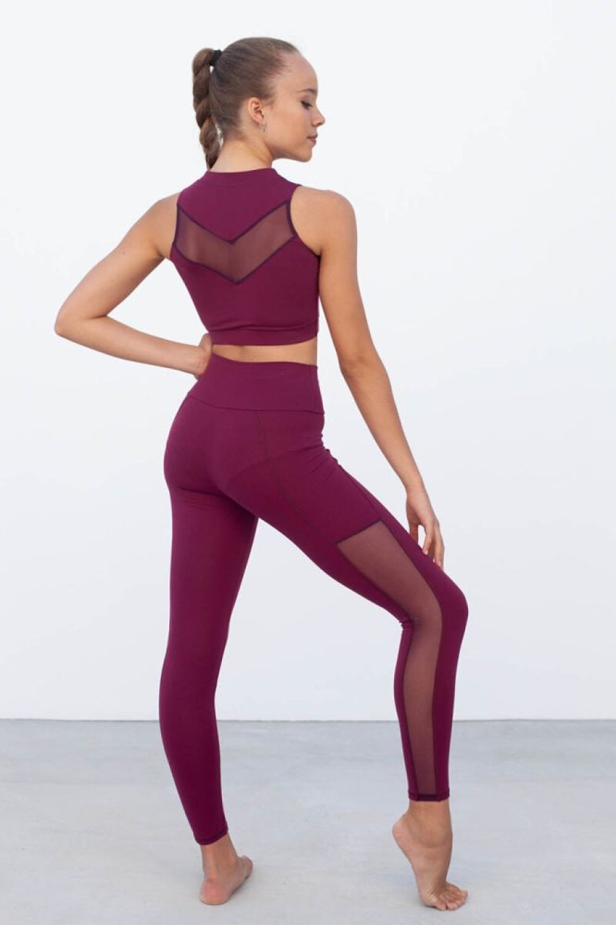 Pole Dance Wear Intermezzo | Intermezzo Leggings Classic Wine