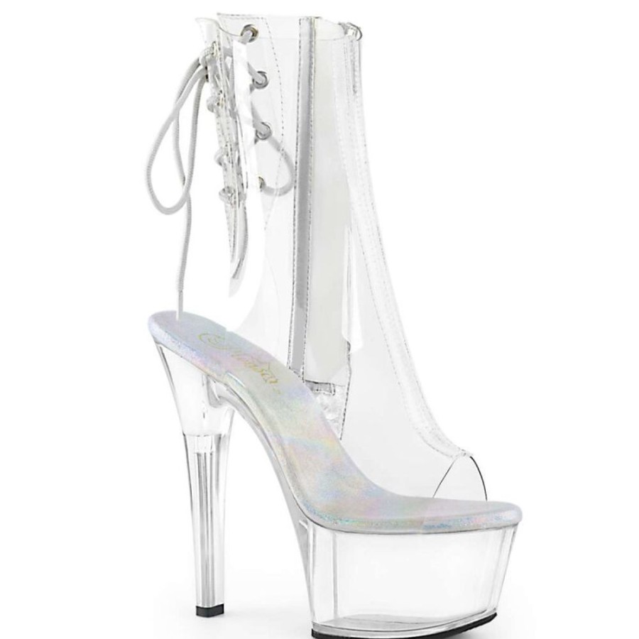 High Heels Pleaser | Pleaser Aspire-1018C Clear/Clear