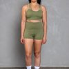 Pole Dance Wear AMBR Designs | Ambr Designs Booty Shorts Olive