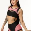 Pole Dance Wear Polerina | Polerina Top Lux Black/Pink