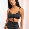 Pole Dance Wear Lunalae | Lunalae Shorts High Waist Layla Black