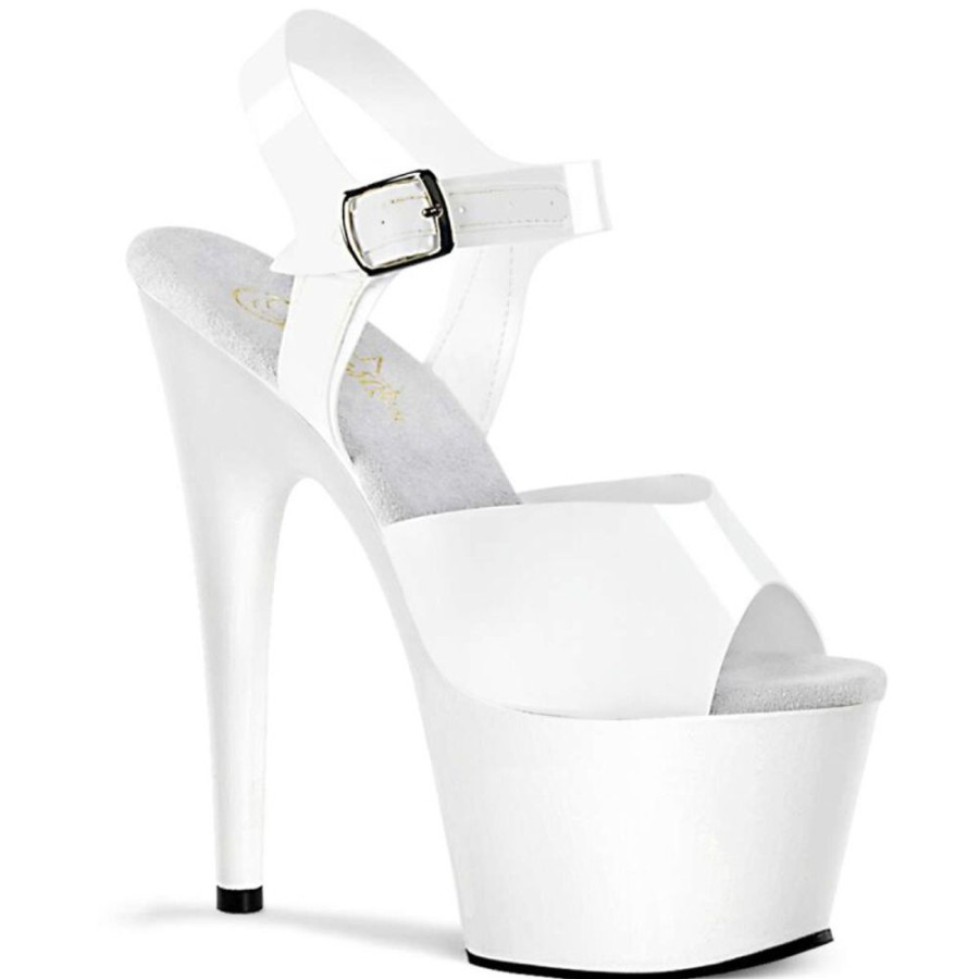 High Heels Pleaser | Pleaser Adore-708N White (Jelly-Like) Tpu/White