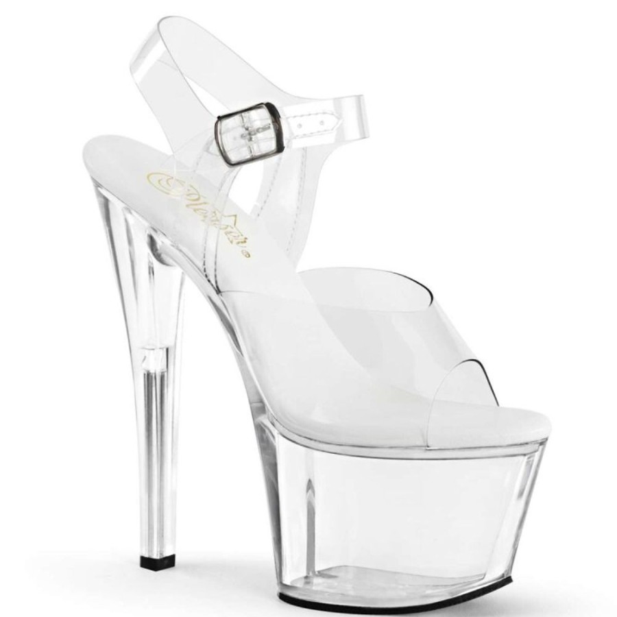 High Heels Pleaser | Pleaser Sky-308Vl Clear/Clear