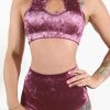 Pole Dance Wear i-Style | I-Style Shorts Pin Up Velvet Silky Purple