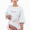 Pole Dance Wear Naughty Thoughts | Naughty Thoughts Dancer'S Oversized T-Shirt