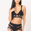 Pole Dance Wear Zasha Polewear | Zasha Polewear Top Ava Black