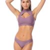 Pole Dance Wear Bandurska | Bandurska Top Mauve