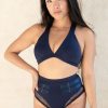 Pole Dance Wear Tatiana Active Wear | Tatiana Active Wear Top Isla Navy