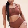 Pole Dance Wear Lunalae | Lunalae Shorts High Waist Leah Seamless Brown