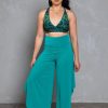 Pole Dance Wear AMBR Designs | Ambr Designs Delilah Sway Pants Emerald