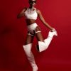 Pole Dance Wear OKSA WEAR FZC | Oksa Wear Shorts Fergie White