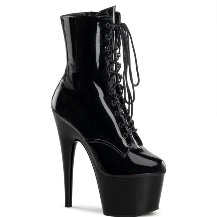 High Heels Pleaser | Pleaser Adore-1020 Black Patent/Black