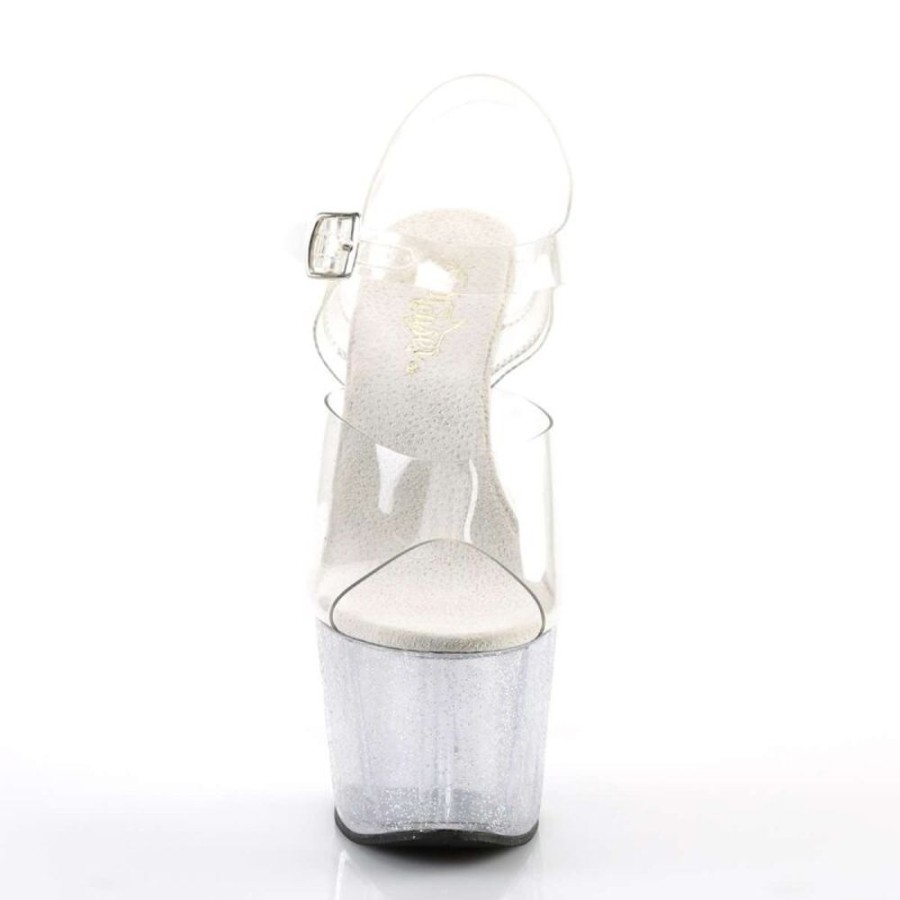 High Heels Pleaser | Pleaser Adore-708Mg Clear/Clear