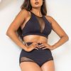 Pole Dance Wear Lunalae | Lunalae Shorts High Waist Midnight Black