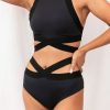 Pole Dance Wear Lunalae | Lunalae Shorts Low Waist Tara Black