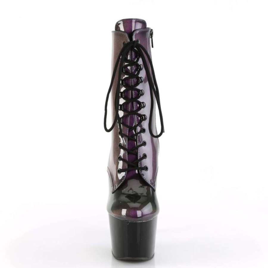 High Heels Pleaser | Pleaser Adore-1020Shg Purple-Olive/Black