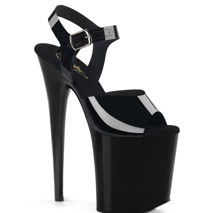 High Heels Pleaser | Pleaser Flamingo-808N Black (Jelly-Like) Tpu/Black