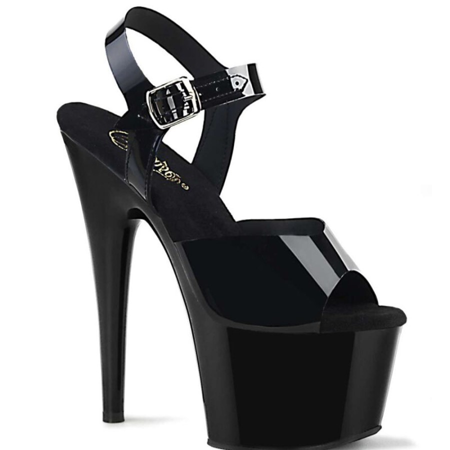 High Heels Pleaser | Pleaser Adore-708N Black (Jelly-Like) Tpu/Black