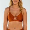 Pole Dance Wear AMBR Designs | Ambr Designs Hook Crop Top Bronze