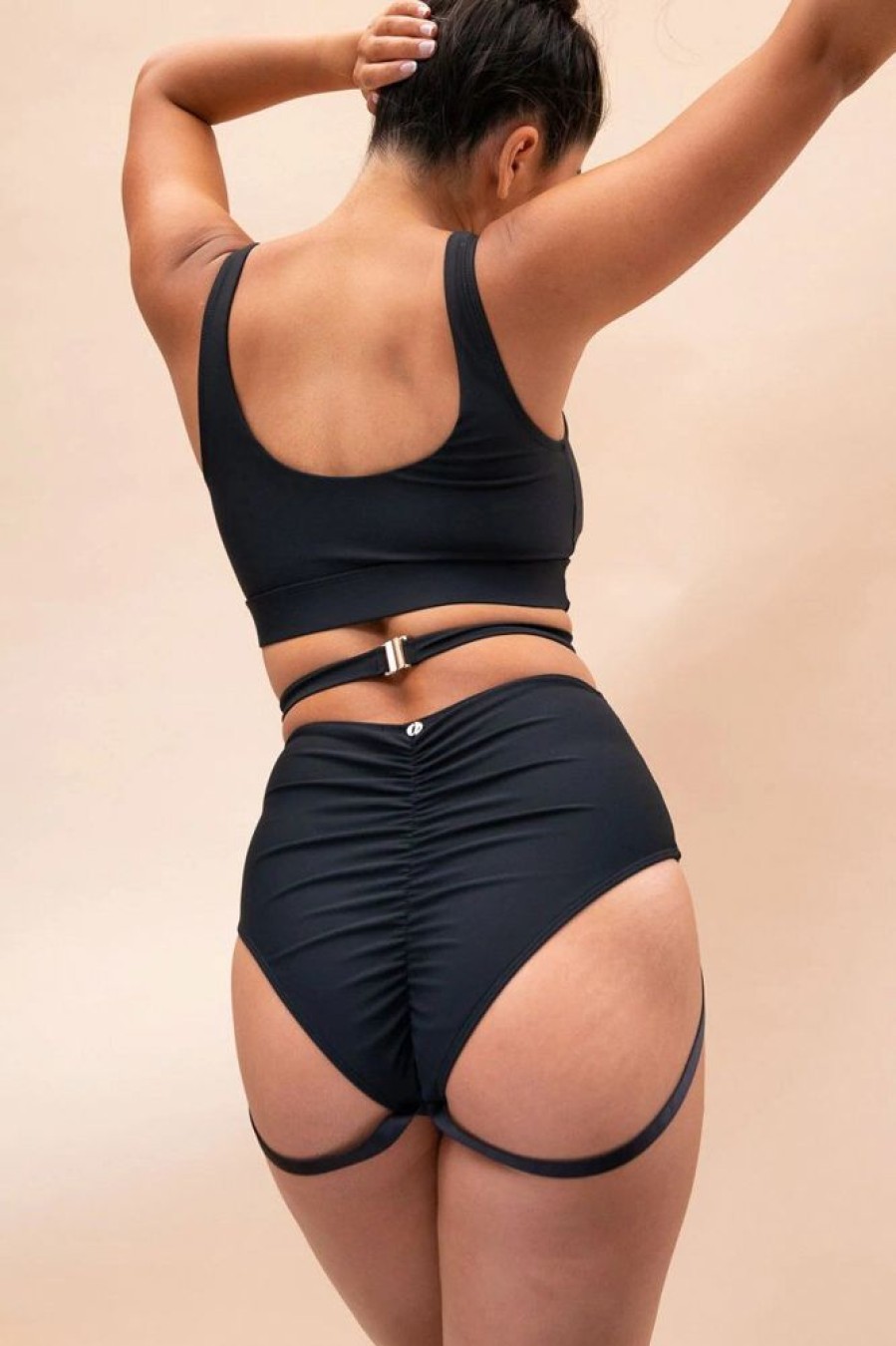 Pole Dance Wear Lunalae | Lunalae Top Kehlani Black