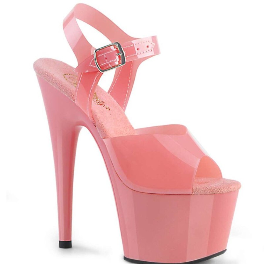 High Heels Pleaser | Pleaser Adore-708N Baby Pink (Jelly-Like) Tpu/Baby Pink