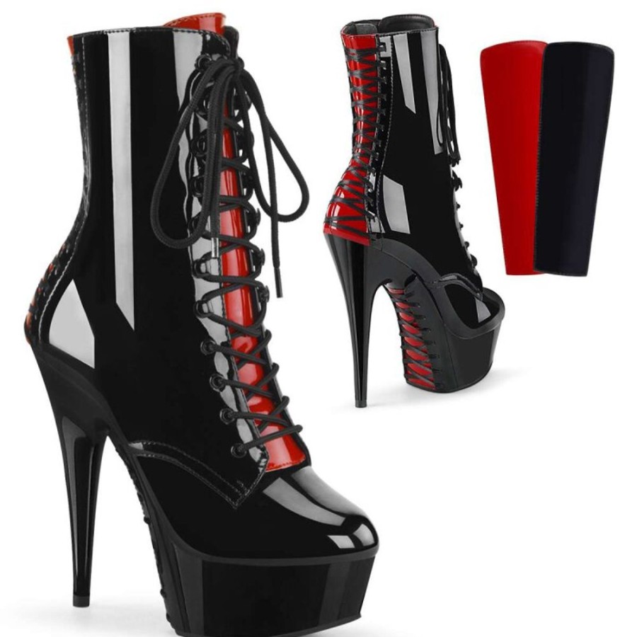 High Heels Pleaser | Pleaser Delight-1020Fh Black Patent/Black