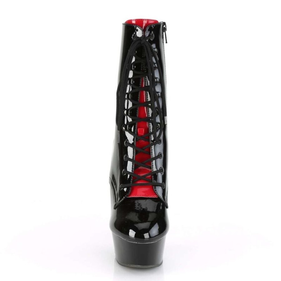 High Heels Pleaser | Pleaser Delight-1020Fh Black Patent/Black