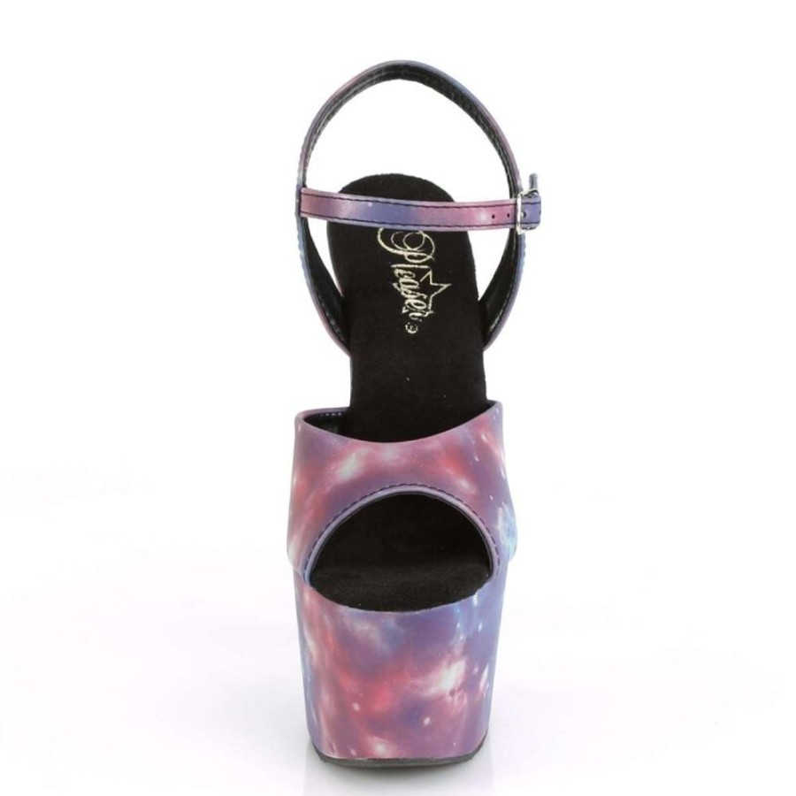 High Heels Pleaser | Pleaser Adore-709Refl Purple-Blue Reflective/Purple-Blue Reflective