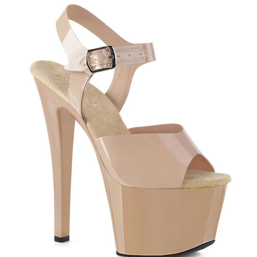 High Heels Pleaser | Pleaser Sky-308N Cream (Jelly-Like) Tpu/Cream