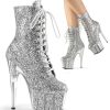 High Heels Pleaser | Pleaser Adore-1020G Silver Glitter/Silver Glitter