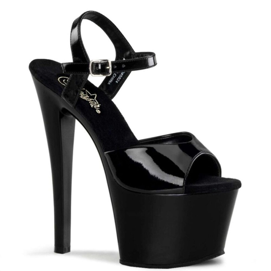 High Heels Pleaser | Pleaser Sky-309 Black Patent/Black