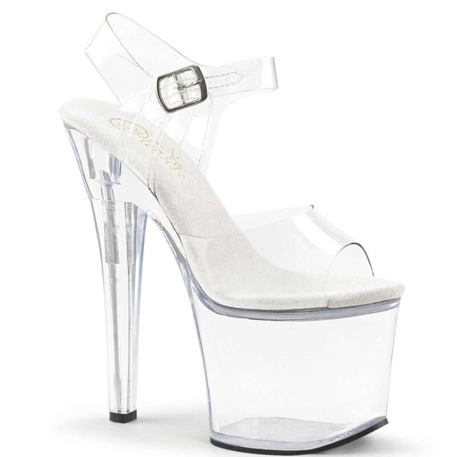 High Heels Pleaser | Pleaser Radiant-708 Clear/Clear