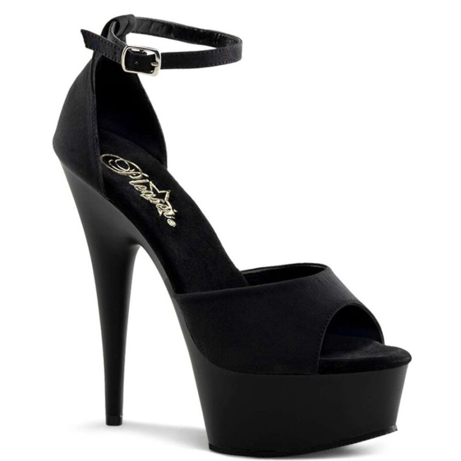 High Heels Pleaser | Pleaser Delight-618Ps Black Potosoie/ Black Matte