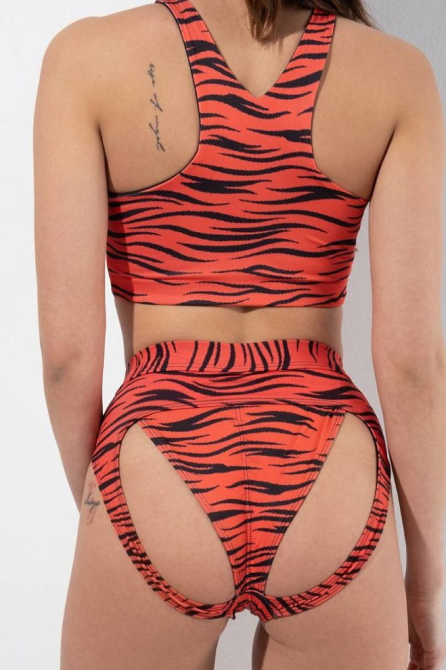 Pole Dance Wear RAD Polewear | Rad Shorts Lover Tiger