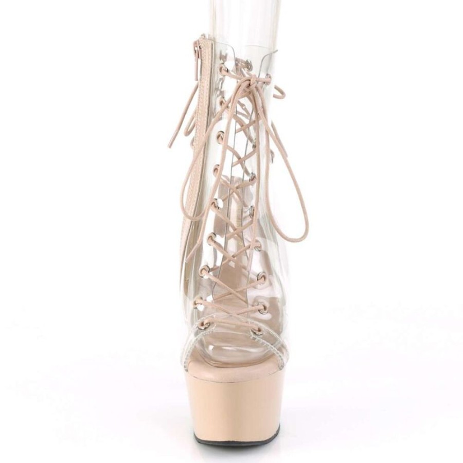 High Heels Pleaser | Pleaser Aspire-600-30 Clear/Nude