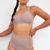 Pole Dance Wear Lunalae | Lunalae Shorts High Waist Bellani Mocha