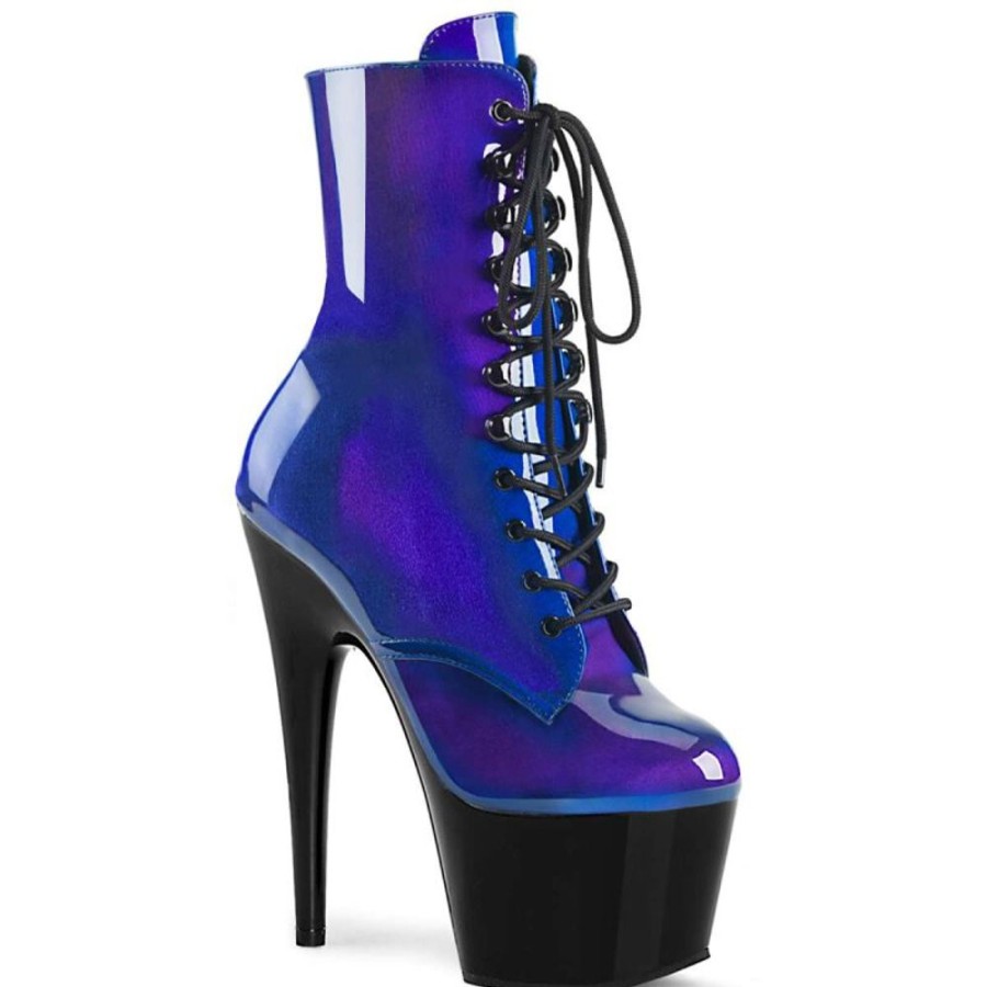 High Heels Pleaser | Pleaser Adore-1020Shg Blue-Purple/Black