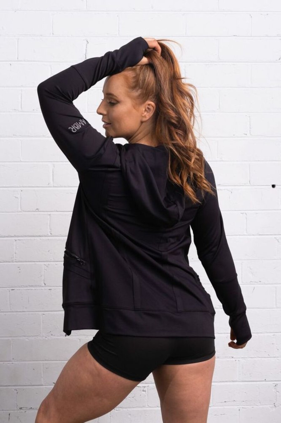 Pole Dance Wear AMBR Designs | Ambr Designs Classic Slimline Jacket Black